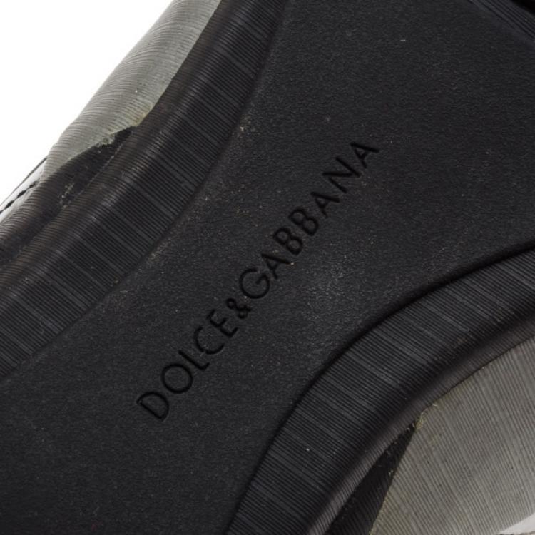 مملوكة مسبقًا Dolce and Gabbana Metallic Limited Edition Sneakers Size 42.5