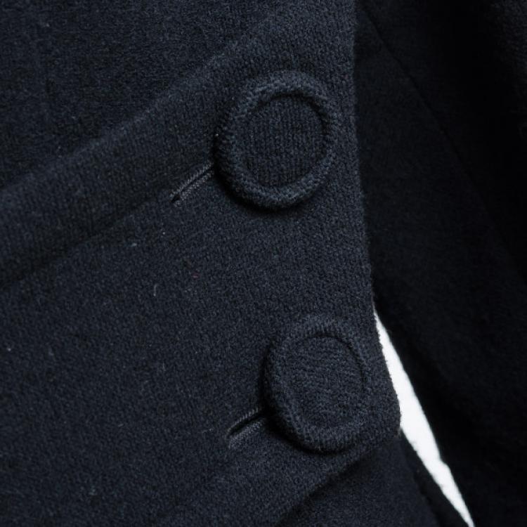 Pre Owned Donna Karan Collection Black Wool Jacket 