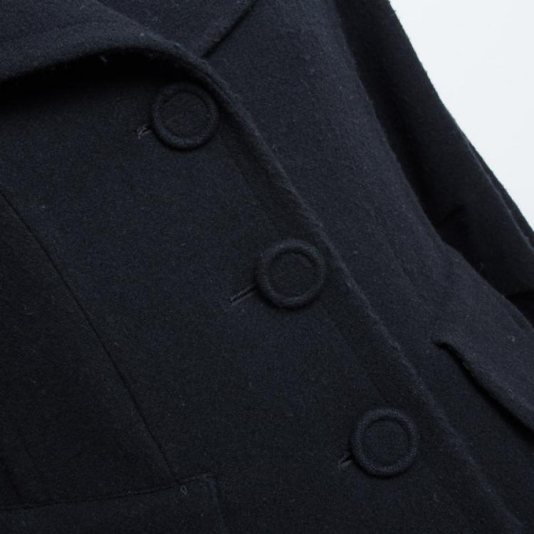 Pre Owned Donna Karan Collection Black Wool Jacket 