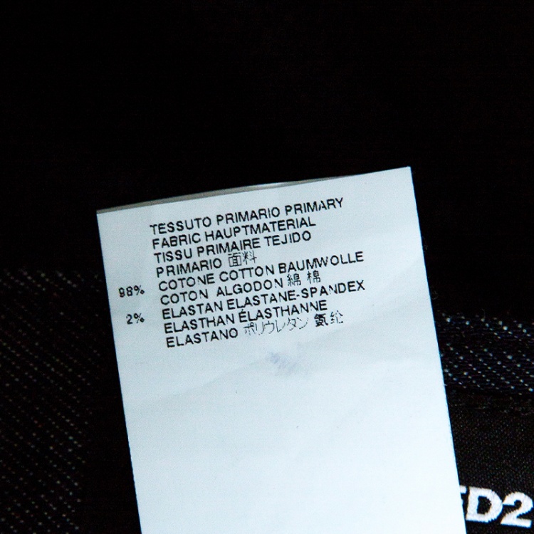 Pre Owned Dsquared2 Indigo Dark Wash Denim Dean Dan Straight Jeans XL