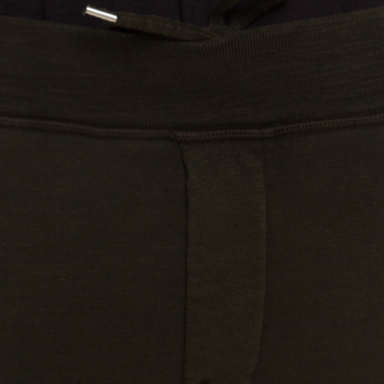 Pre Owned Dsquared2 Olive Green Cotton Knit Drawstring Detail Jogger Pants M
