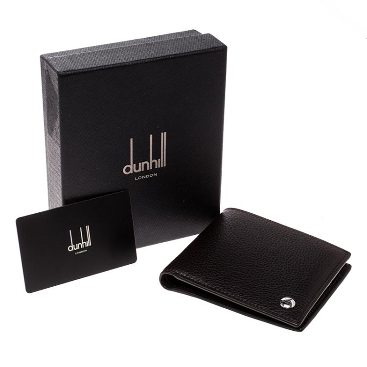 Pre Owned Alfred Dunhill dark Brown Leather Bifold Wallet