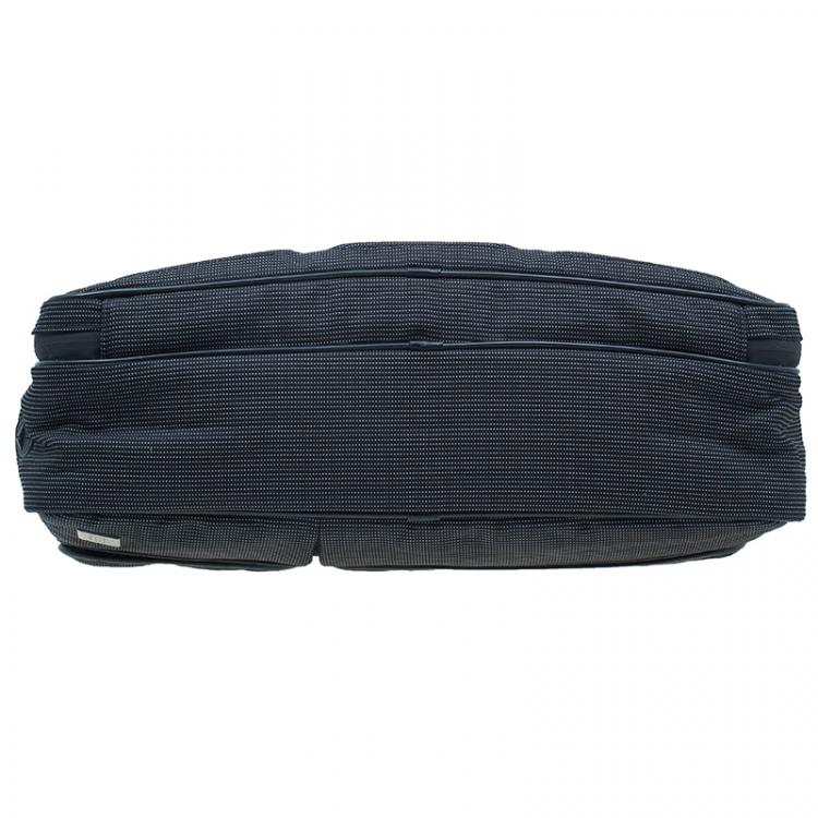 Pre Owned Dunhill Black Nylon Avorities Solar Panel Messenger Bag