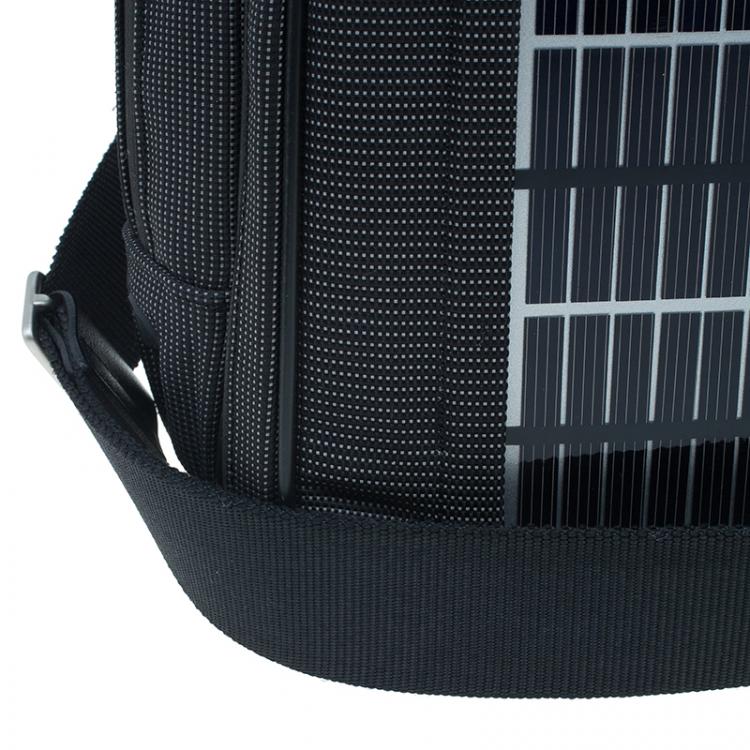 Pre Owned Dunhill Black Nylon Avorities Solar Panel Messenger Bag