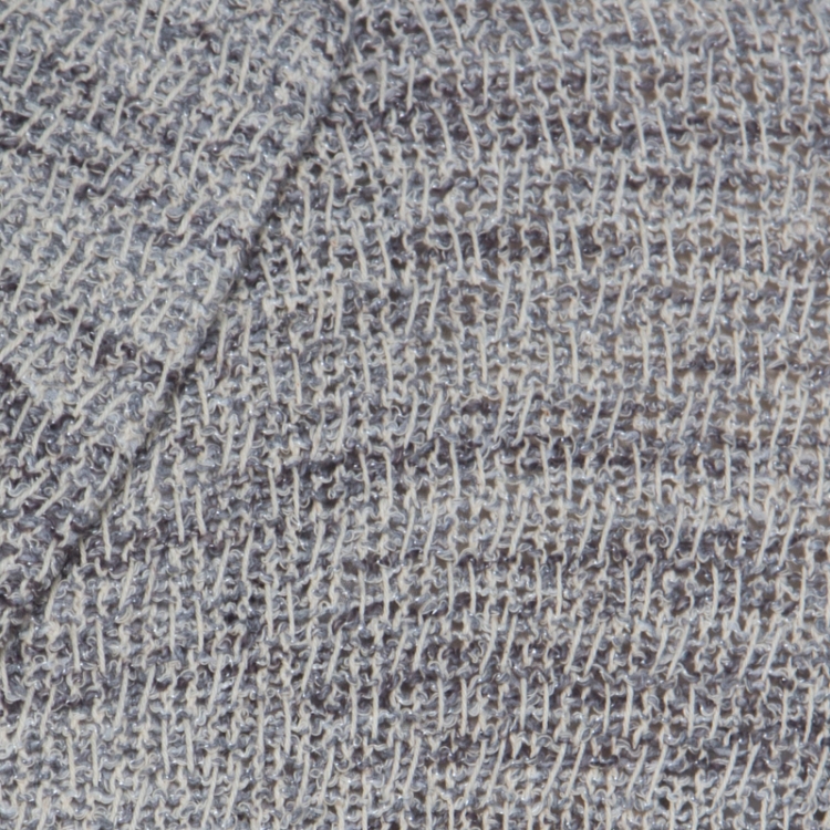 مملوكة مسبقًا Emporio Armani Grey and Beige Cotton Blend Tweed Blazer L