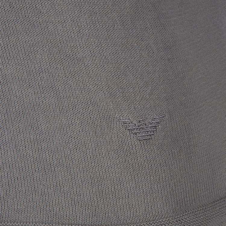 Pre Owned Emporio Armani Color Block  V-Neck Sweater M