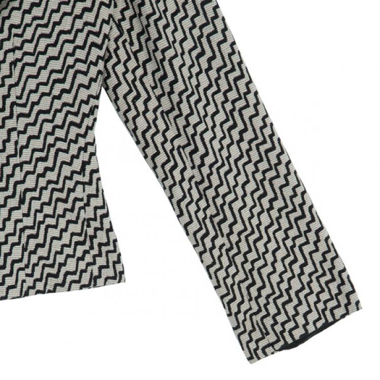 Pre Owned Emporio Armani Zig-Zag Jacket S