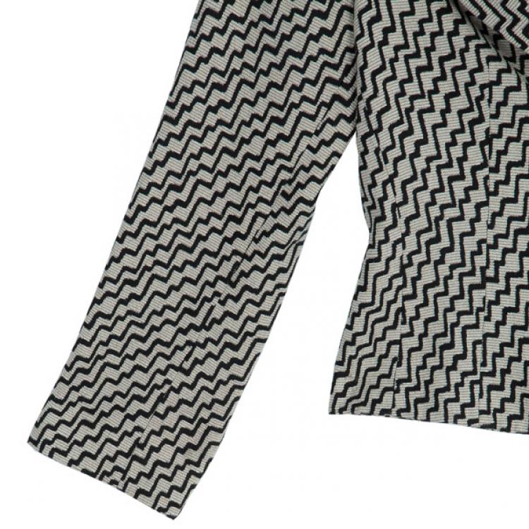 Pre Owned Emporio Armani Zig-Zag Jacket S