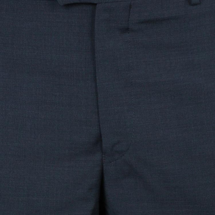 Pre Owned Emporio Armani Charcoal Formal Men's Trousers M