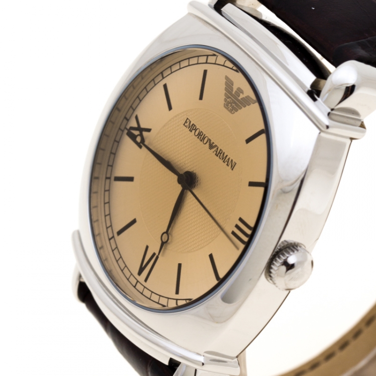 Emporio Armani Women's Bronze Steel Quartz Watch