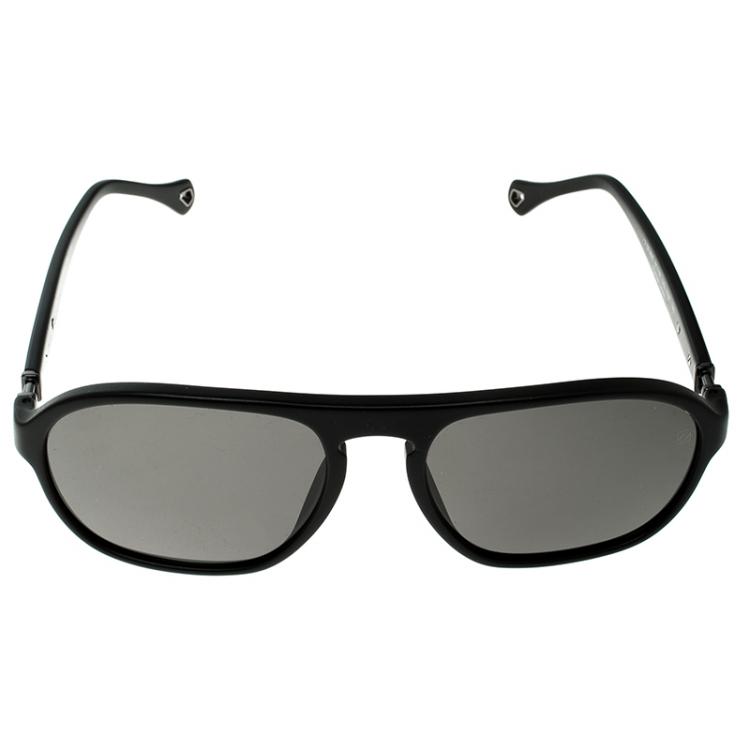 مملوكة مسبقًا Ermenegildo Zegna Black SZ3655 Wayfarer Sunglasses