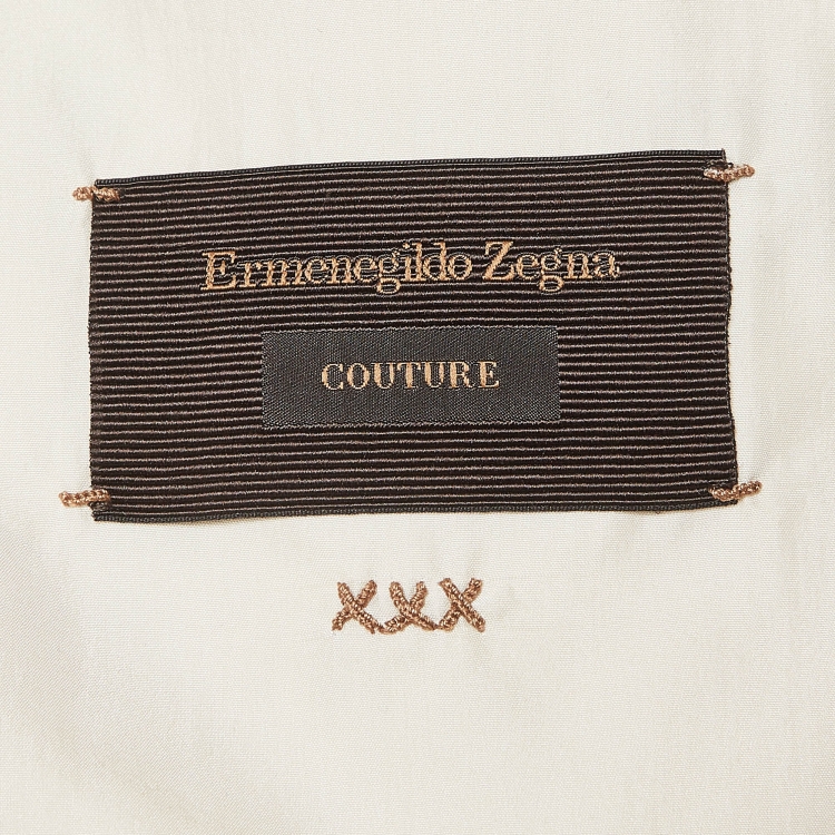 Pre Owned Ermenegildo Zegna Multicolor Stripe Silk Bomber Jacket