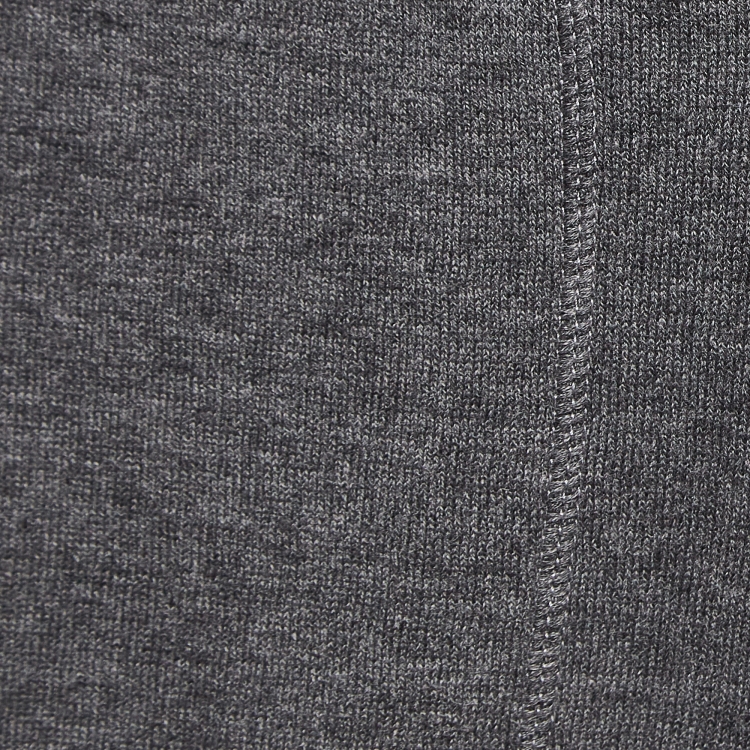 Pre Owned Ermenegildo Zegna Grey Wool Blend Knit Joggers M