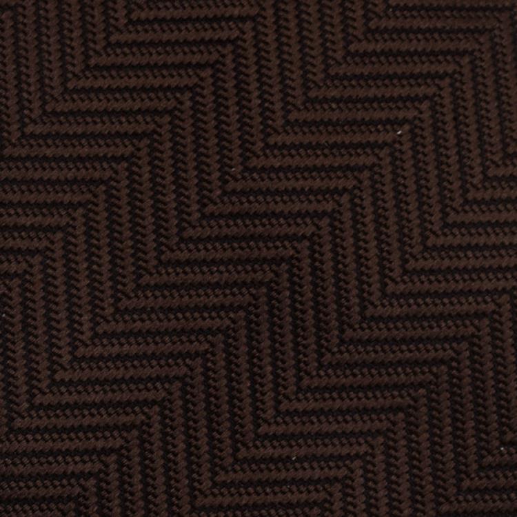 Pre Owned Ermenegildo Zegna Brown Silk Tie