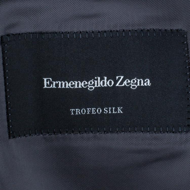 Pre Owned Ermenegildo Zegna Three-Button Trofeo Men's Suit EU54