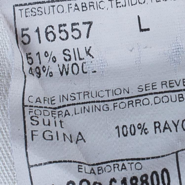 Pre Owned Ermenegildo Zegna Three-Button Trofeo Men's Suit EU54