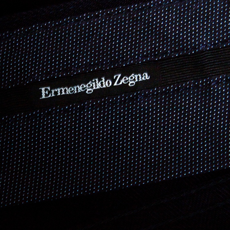 Pre Owned Ermenegildo Zegna Navy Blue Luxury Denim Slim Fit Jeans L