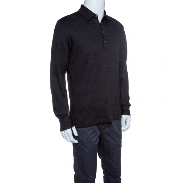 Ermenegildo zegna shop long sleeve polo