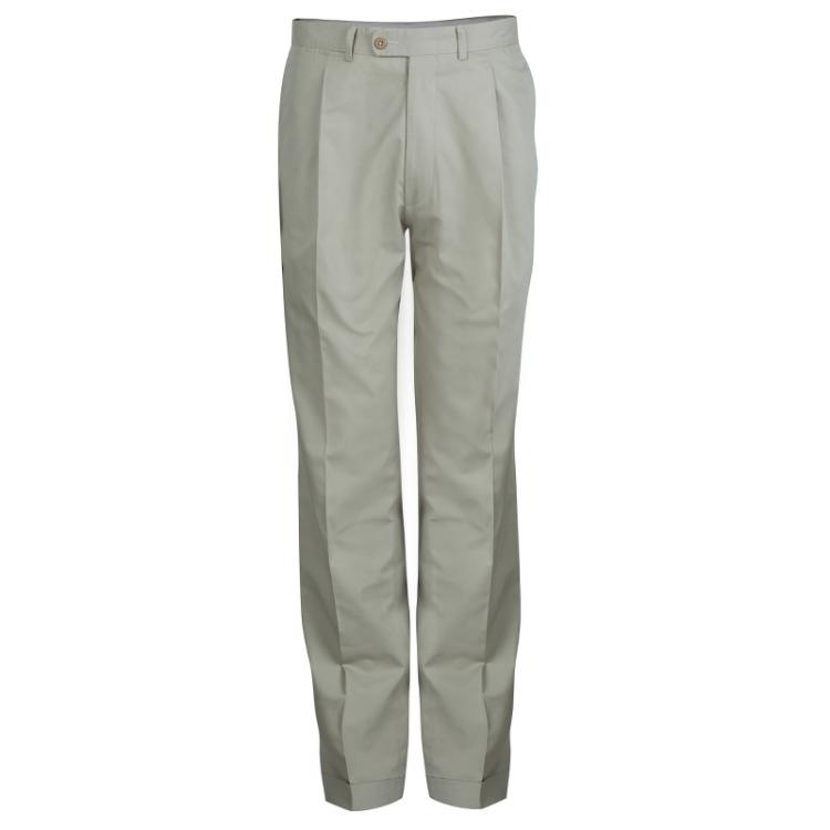 Pre Owned Ermenegildo Zegna Beige Pant Suit  L