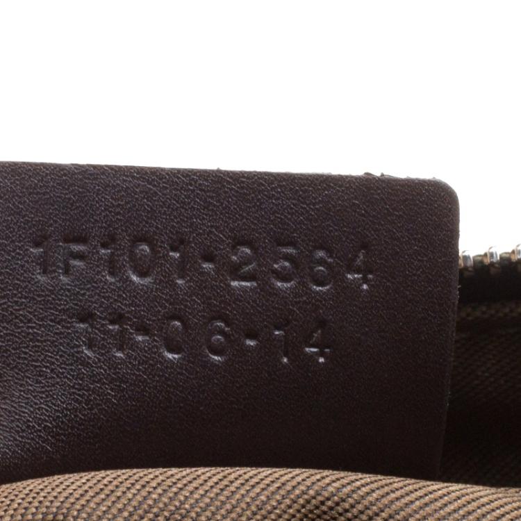 Pre Owned Etro Green Paisley Embossed Leather Messenger Bag