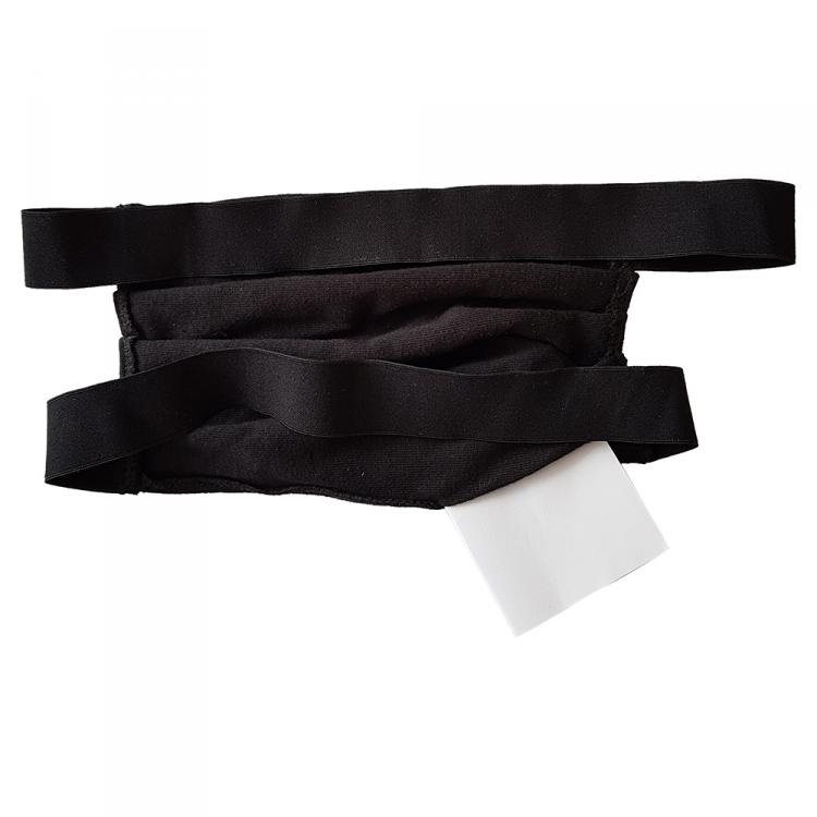 Pre Owned Non-Medical Handmade Black Cotton Face Mask - Pack Of 5 ( Available for UAE Customers Only)