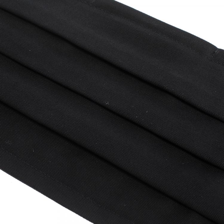 Pre Owned Collars & Cuffs Non-Medical Handmade Jet Black Face Mask (Available for UAE Customers Only)