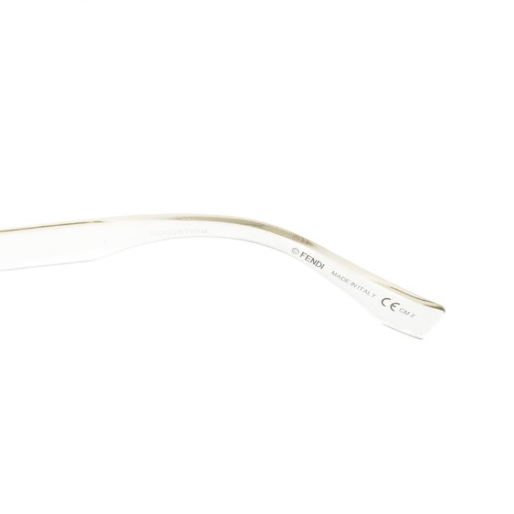 Pre Owned Fendi Blue FF0082/S Aviator Sunglasses