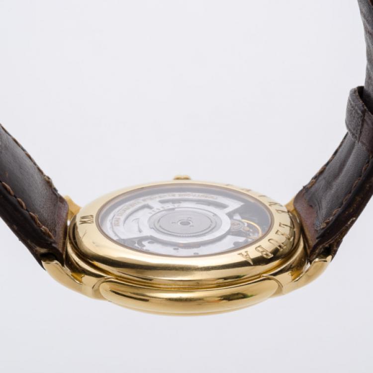 Pre Owned Favre Leuba 18K YG Unisex Watch