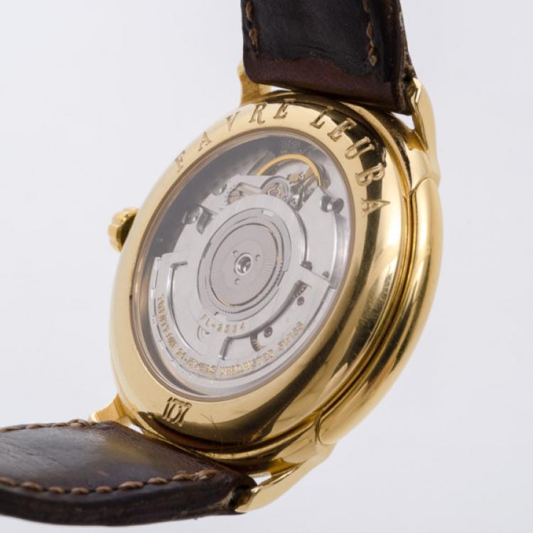 Pre Owned Favre Leuba 18K YG Unisex Watch