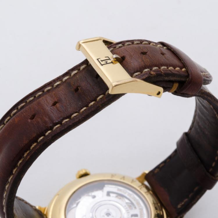 Pre Owned Favre Leuba 18K YG Unisex Watch