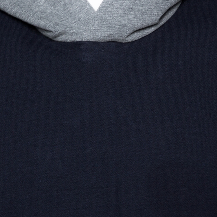 Pre Owned Fear of God Fifth Collection Navy Blue Cotton Hooded Sweatshirt L