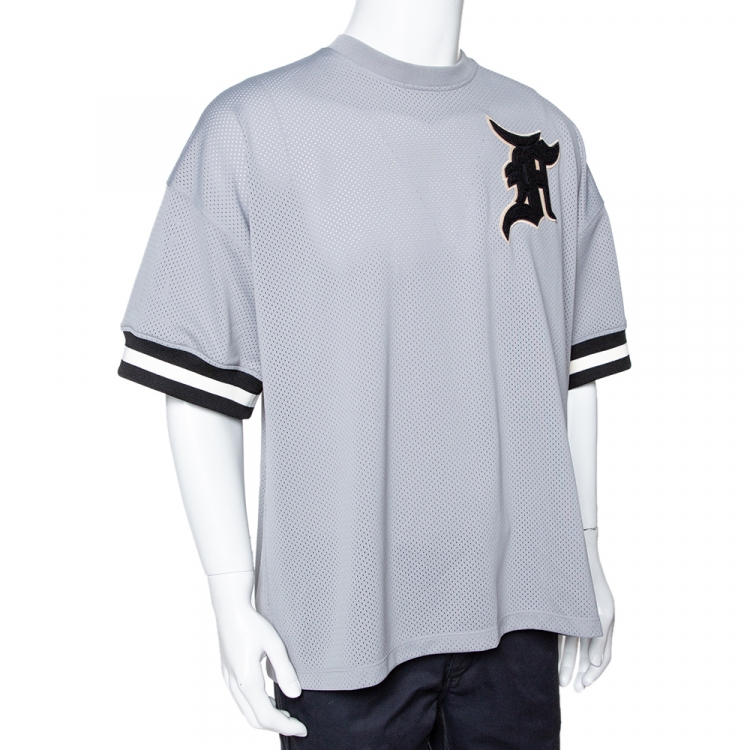 kaart Shinkan boog Fear of God Grey Mesh Baseball Jersey Oversized T-Shirt M Fear of God | TLC