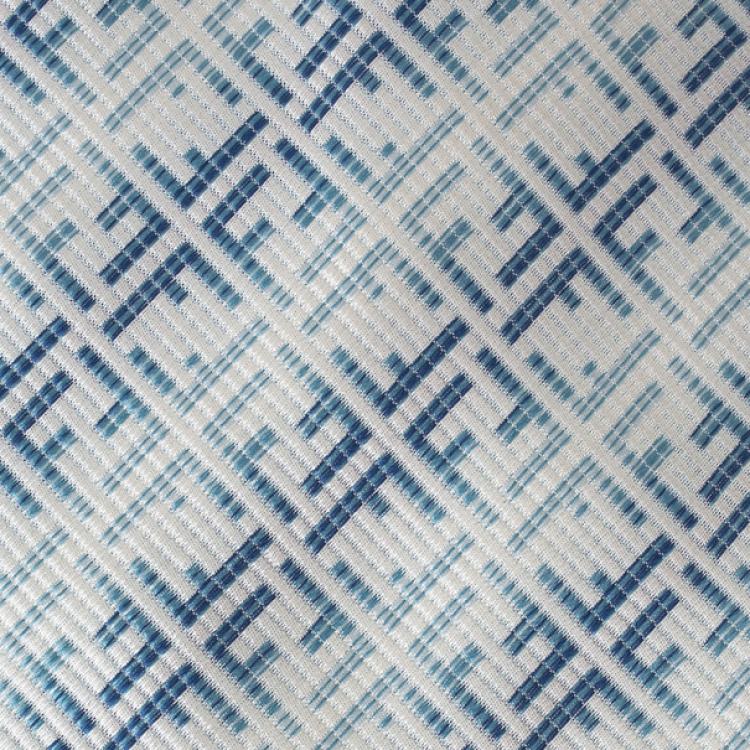 Pre Owned Fendi Two Tone FF Embroidered Tie