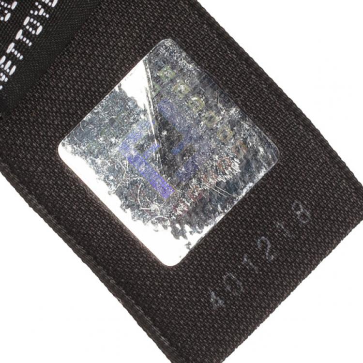 Pre Owned Fendi Blue FF Embroidered Silk Tie