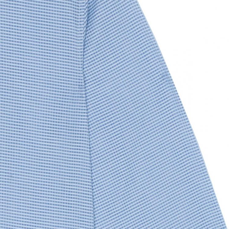 Pre Owned Fendi Light Blue Check Shirt EU40