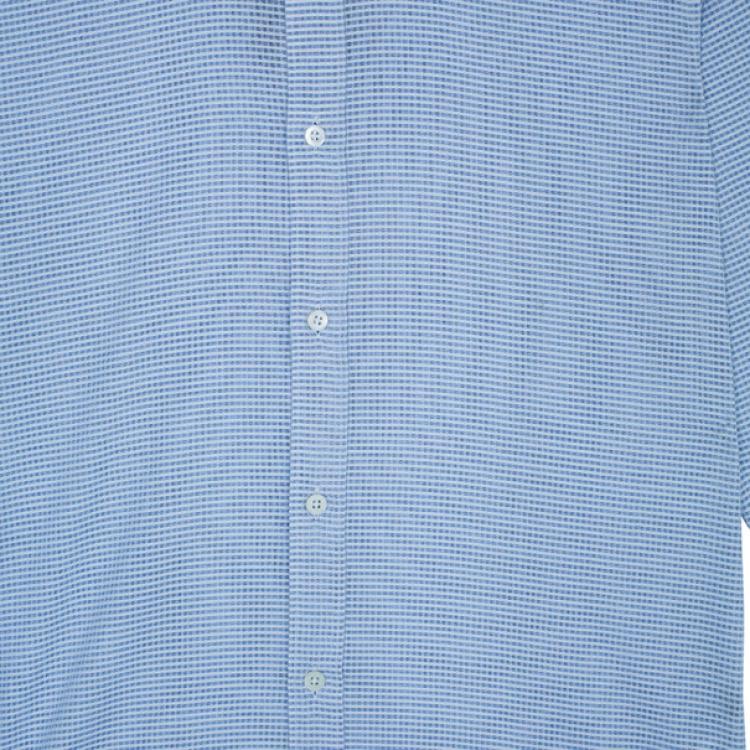 Pre Owned Fendi Light Blue Check Shirt EU41
