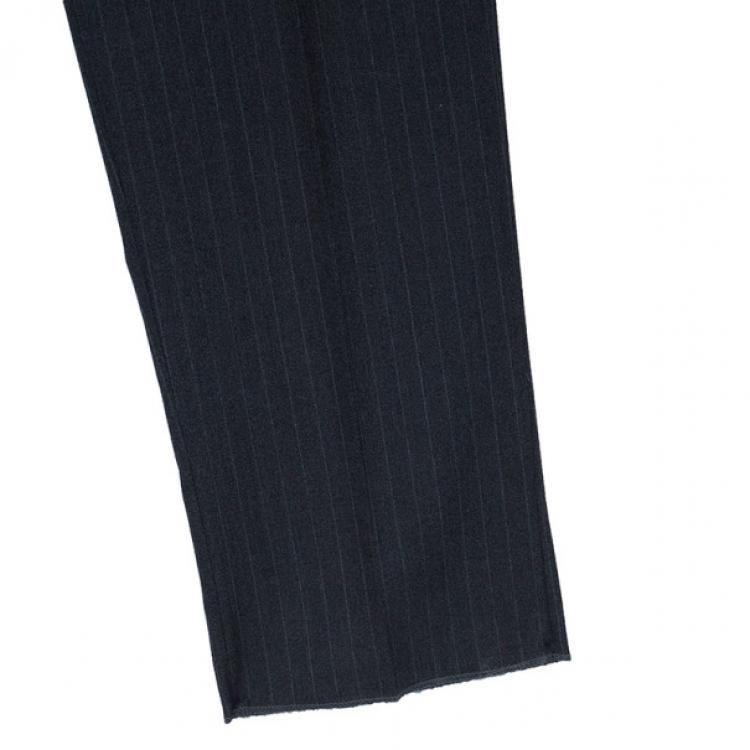 Pre Owned Fendi Uomo Pinstriped Grey Suit EU52
