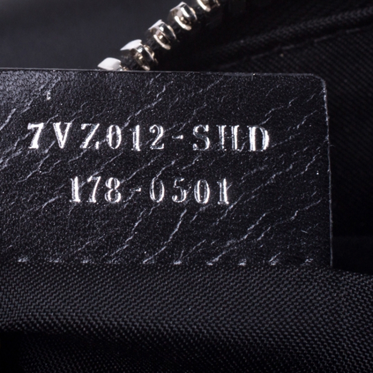 Pre Owned  Fendi Black Nylon and Leather No Words"Backpack