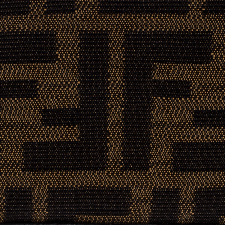 Pre Owned Fendi Tobacco Zucca Canvas and Leather Bifold Wallet