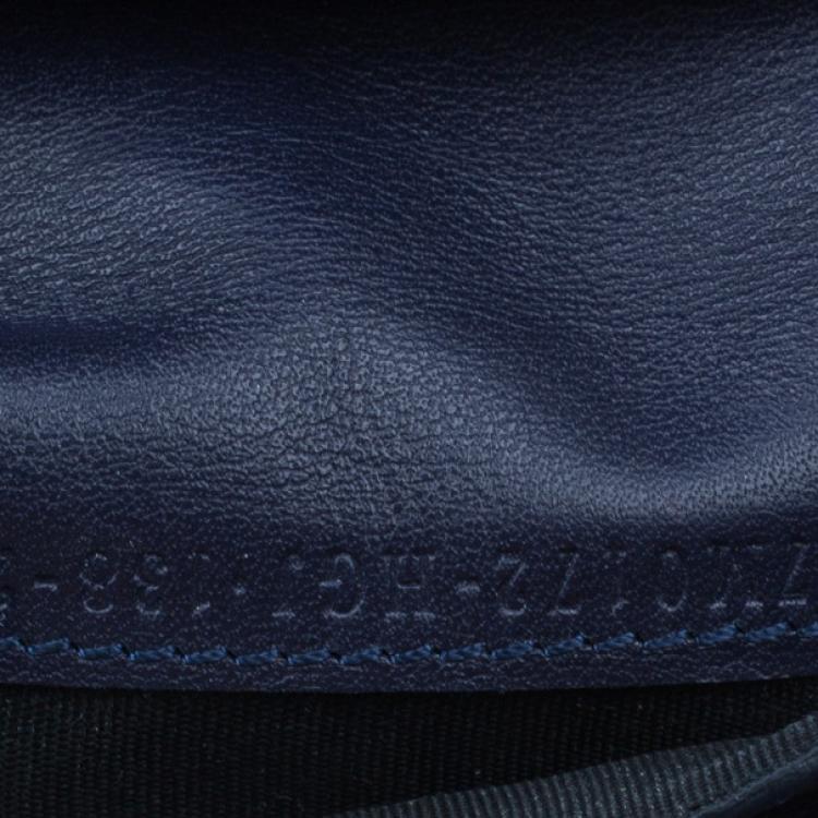 Pre Owned Fendi Vino and Palla Leather Compact Travel Wallet