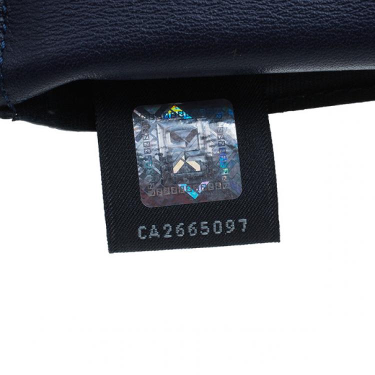 Pre Owned Fendi Vino and Palla Leather Compact Travel Wallet