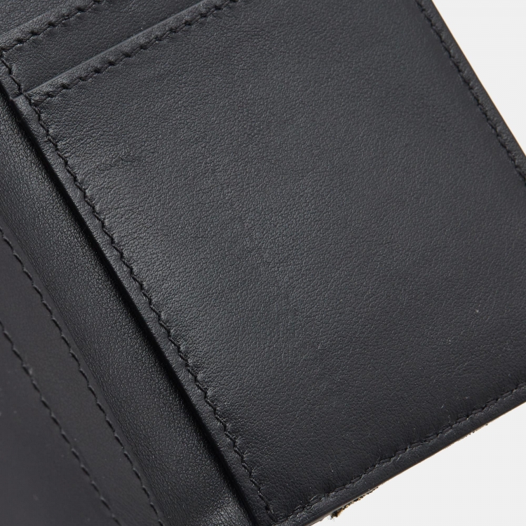 Pre Owned Fendi Brown Zucca Canvas Bifold Card Case