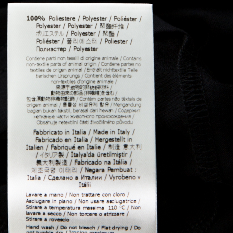 Pre Owned Fendi Black Cotton Zucca Logo Embroidered T Shirt L