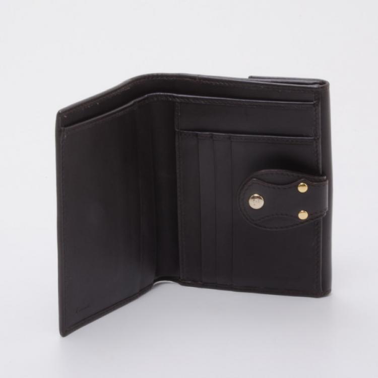 Pre Owned Fendi Accessories Button Wallet 