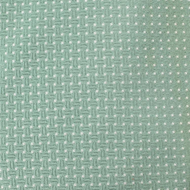 Pre Owned Giorgio Armani Green Textured Silk Tie