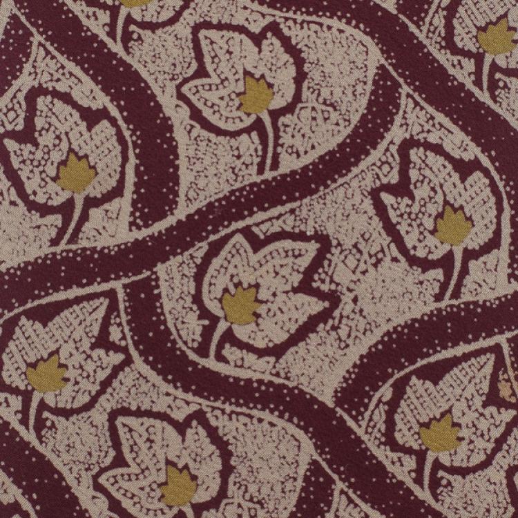 Pre Owned Giorgio Armani Leaf Print Tie