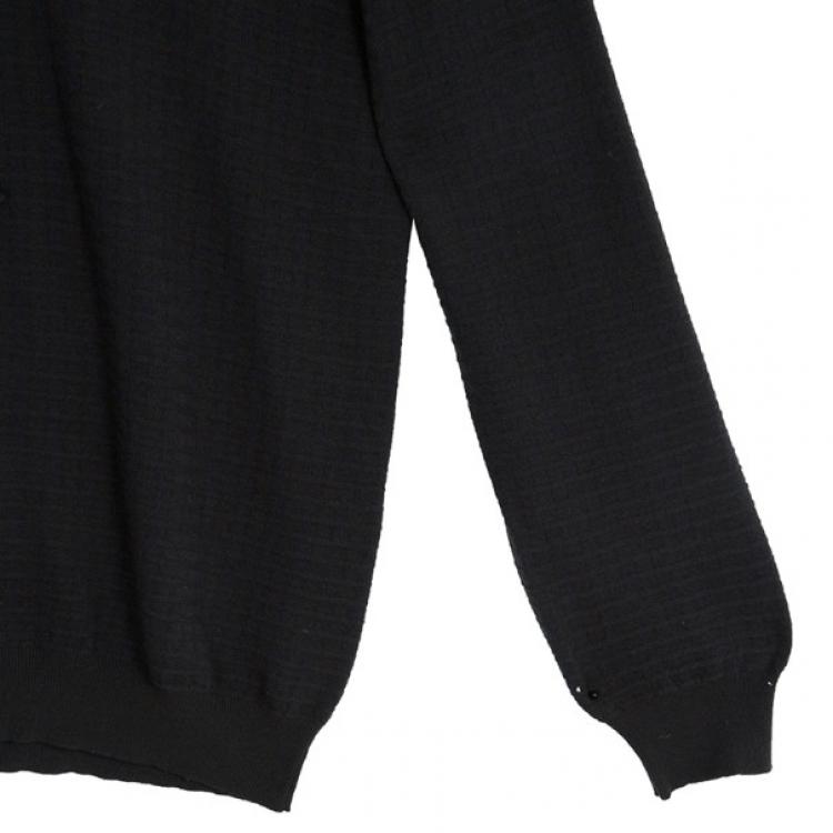 Pre Owned Giorgio Armani Men's Grey Sweater XXL