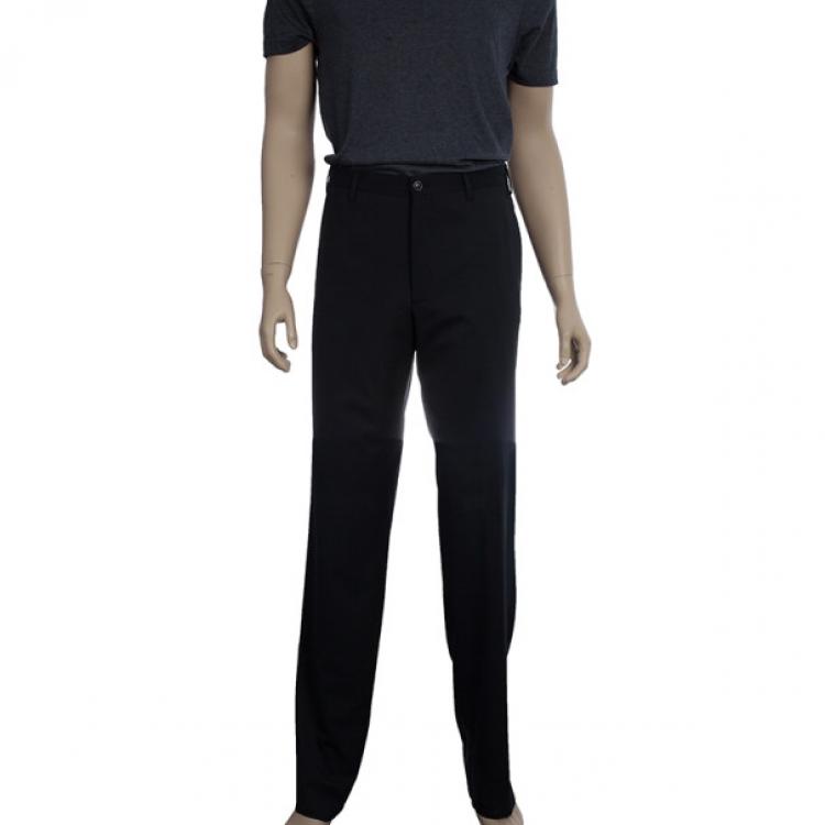 مملوكة مسبقًا Giorgio Armani Men's Tailored Wool Trousers XXL