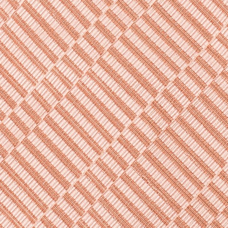 Pre Owned Giorgio Armani Peach Woven Silk Tie