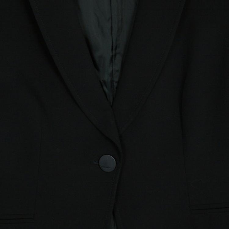 Pre Owned Giorgio Armani Black Blazer M